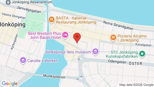 Apartments for rent i Jönköping - kort over placeringen