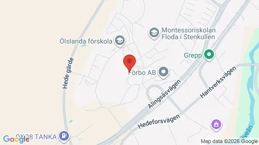 Apartments for rent i Lerum - kort over placeringen
