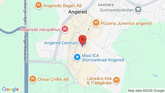 Apartments for rent i Angered - kort over placeringen