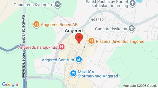 Apartments for rent i Angered - kort over placeringen
