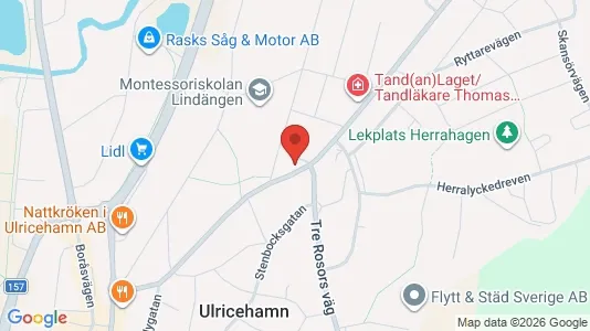Apartments for rent i Ulricehamn - kort over placeringen
