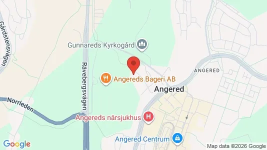 Apartments for rent i Angered - kort over placeringen