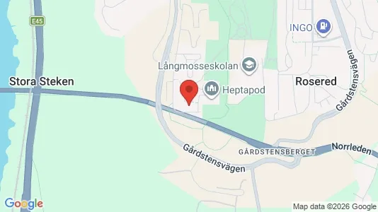 Apartments for rent i Angered - kort over placeringen