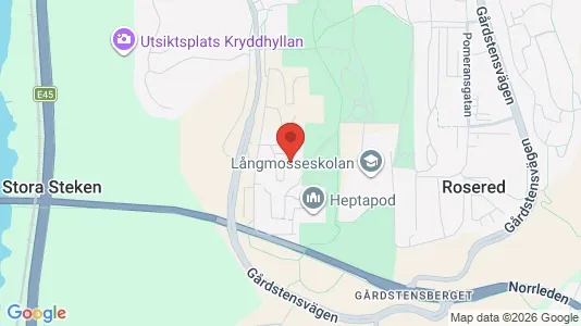 Apartments for rent i Angered - kort over placeringen
