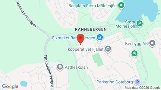 Apartments for rent i Angered - kort over placeringen