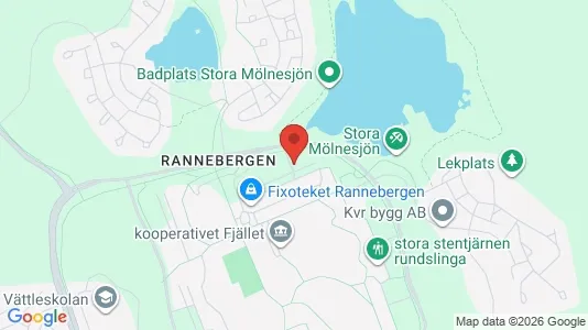 Apartments for rent i Angered - kort over placeringen
