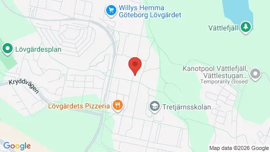 Apartments for rent i Angered - kort over placeringen