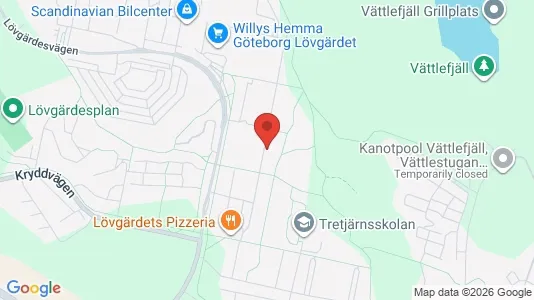Apartments for rent i Angered - kort over placeringen