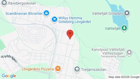Apartments for rent i Angered - kort over placeringen