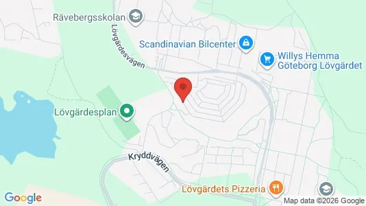 Apartments for rent i Angered - kort over placeringen