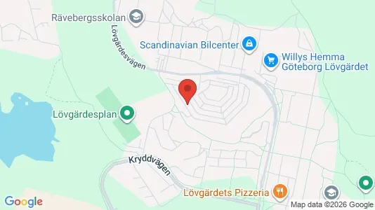 Apartments for rent i Angered - kort over placeringen