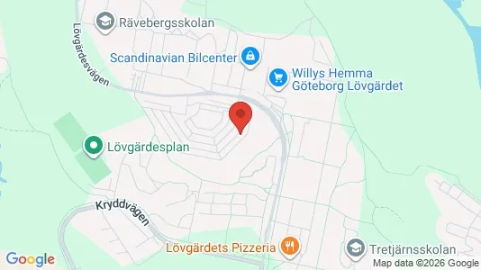 Apartments for rent i Angered - kort over placeringen
