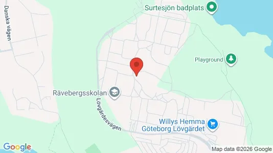 Apartments for rent i Angered - kort over placeringen