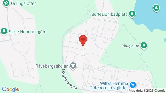Apartments for rent i Angered - kort over placeringen