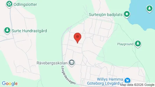 Apartments for rent i Angered - kort over placeringen