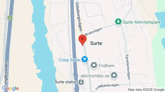 Apartments for rent i Ale - kort over placeringen