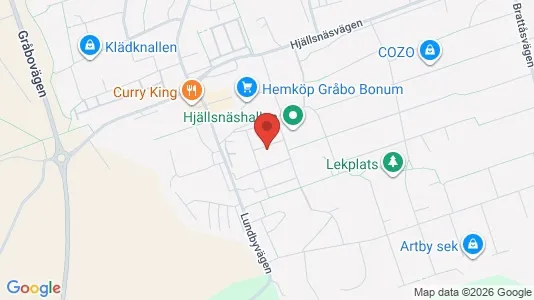 Apartments for rent i Lerum - kort over placeringen