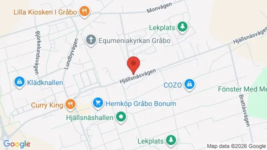 Apartments for rent i Lerum - kort over placeringen