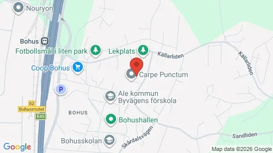 Apartments for rent i Ale - kort over placeringen