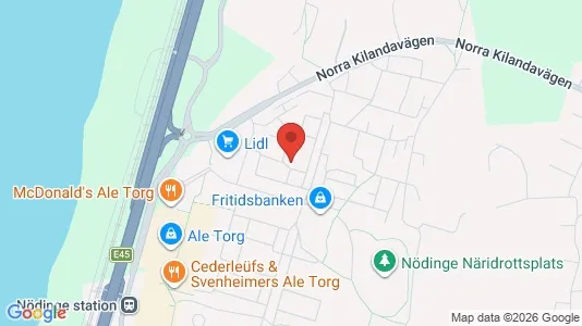 Apartments for rent i Ale - kort over placeringen