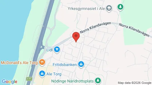 Apartments for rent i Ale - kort over placeringen