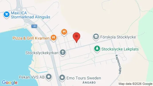 Apartments for rent i Alingsås - kort over placeringen