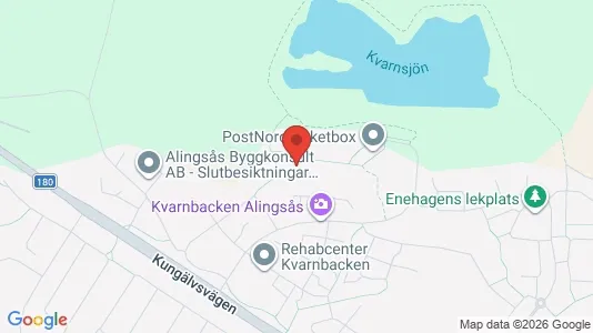 Apartments for rent i Alingsås - kort over placeringen