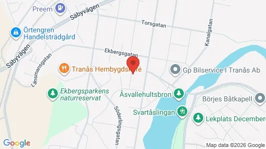 Apartments for rent i Tranås - kort over placeringen