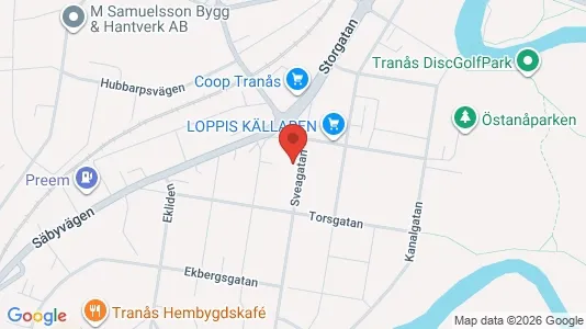 Apartments for rent i Tranås - kort over placeringen