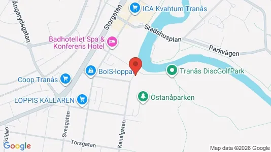 Apartments for rent i Tranås - kort over placeringen