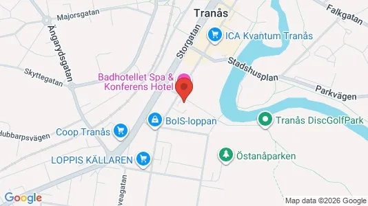 Apartments for rent i Tranås - kort over placeringen