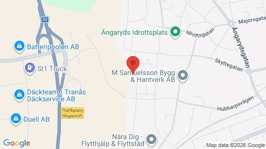 Apartments for rent i Tranås - kort over placeringen
