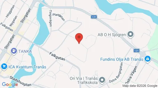 Apartments for rent i Tranås - kort over placeringen