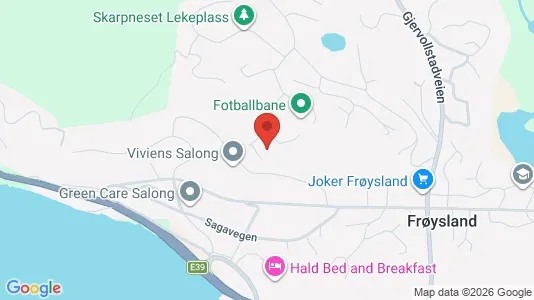 Apartments for rent i Mandal - kort over placeringen