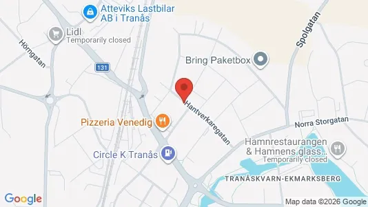 Apartments for rent i Tranås - kort over placeringen