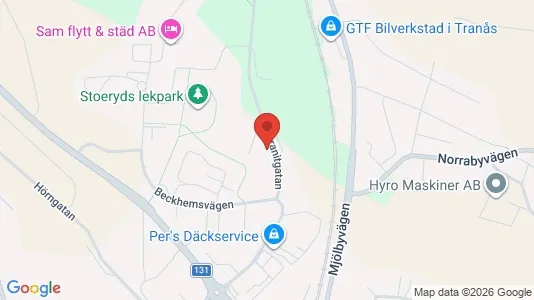 Apartments for rent i Tranås - kort over placeringen