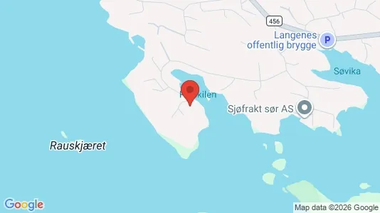 Rooms for rent i Søgne - kort over placeringen