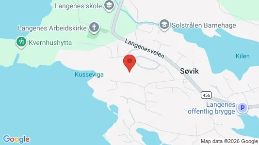 Rooms for rent i Bergen Ytrebygda - kort over placeringen