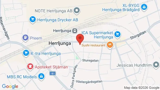 Apartments for rent i Herrljunga - kort over placeringen