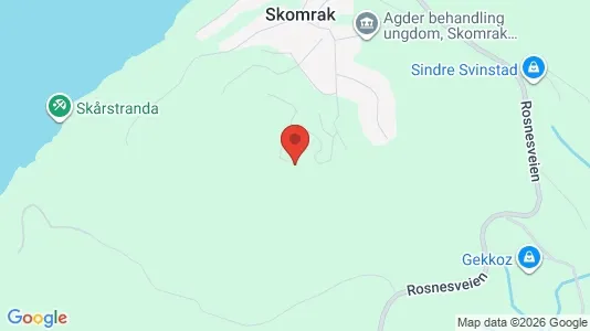 Apartments for rent i Lyngdal - kort over placeringen