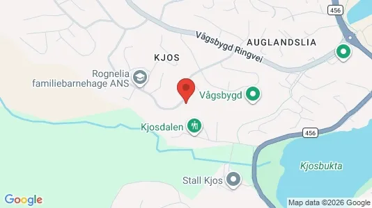 Rooms for rent i Kristiansand - kort over placeringen