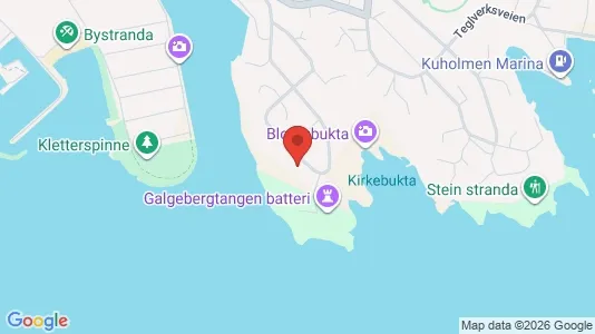 Rooms for rent i Kristiansand - kort over placeringen