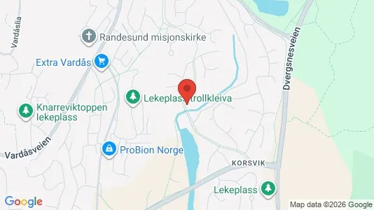 Rooms for rent i Kristiansand - kort over placeringen