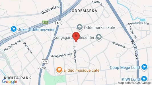 Apartments for rent i Kristiansand - kort over placeringen