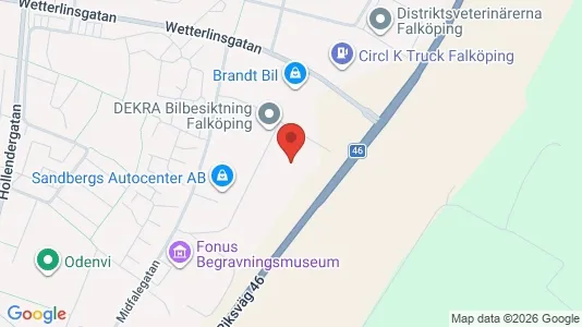 Apartments for rent i Falköping - kort over placeringen