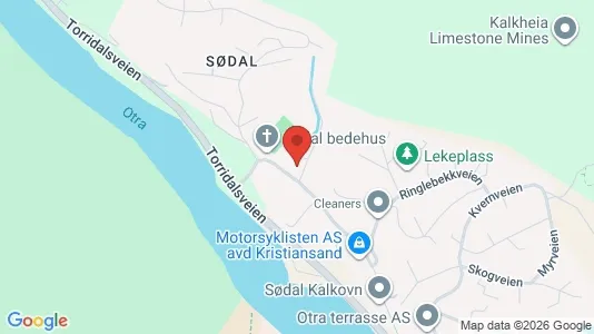 Rooms for rent i Kristiansand - kort over placeringen