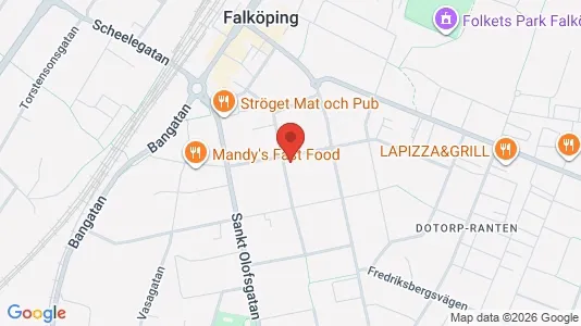 Apartments for rent i Falköping - kort over placeringen