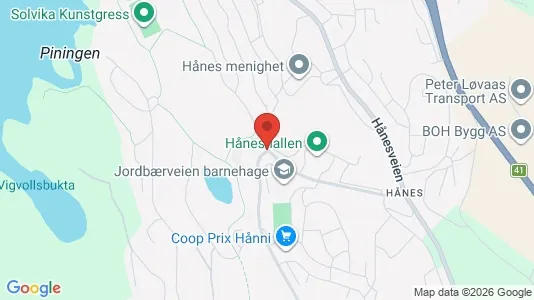 Rooms for rent i Kristiansand - kort over placeringen