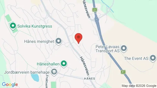 Rooms for rent i Kristiansand - kort over placeringen