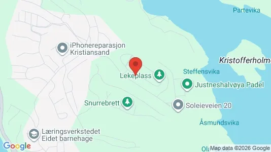 Rooms for rent i Kristiansand - kort over placeringen